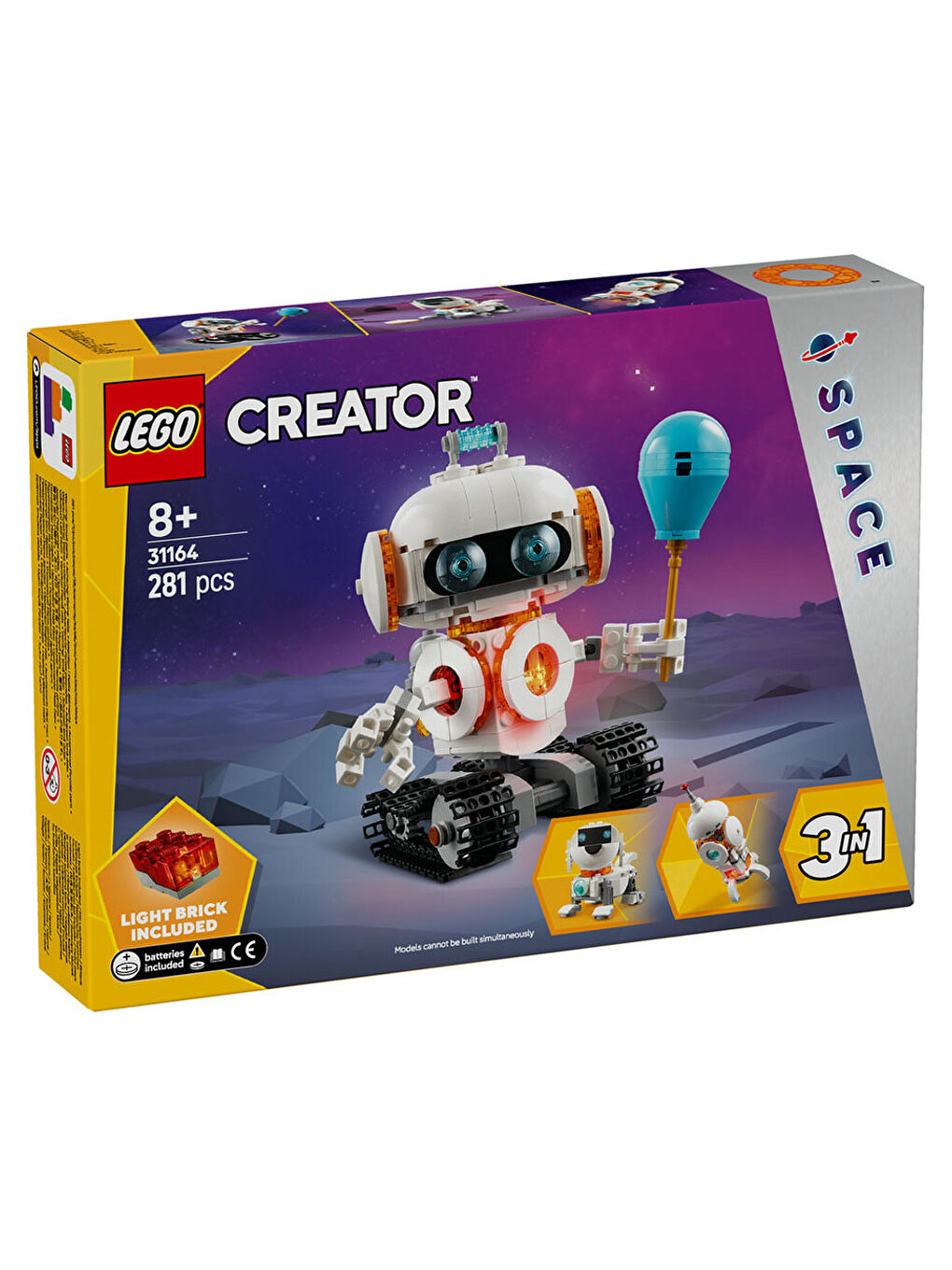 Creator 3ü 1 Arada Uzay Robotu Bilim 31164-6