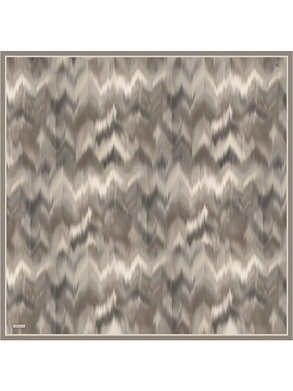 Haki Saf İpek Twill Eşarp 9605d 83-5