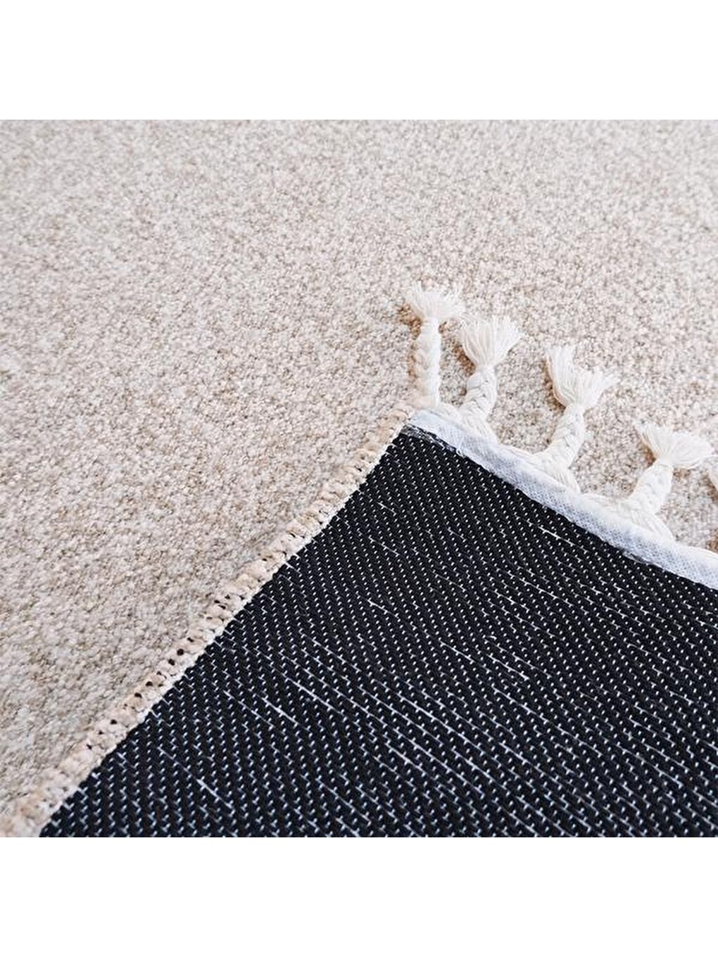 Bej Bukle Shaggy - Bej - 155x230 cm-3