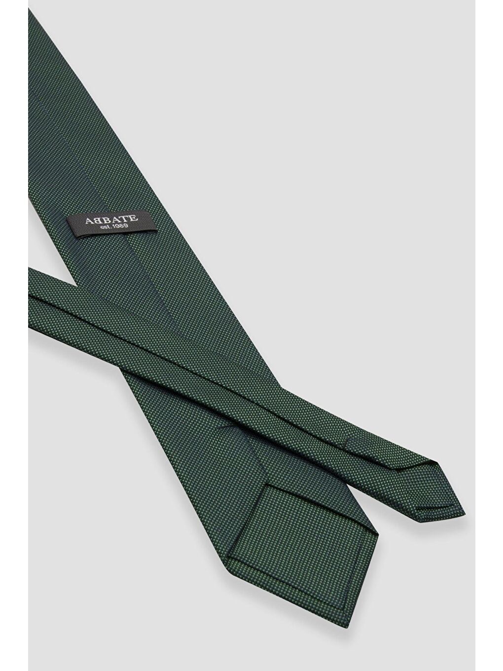 Kravat 8 Cm Mikrofiber Polyester Haki Erkek Desenli Kravat-1