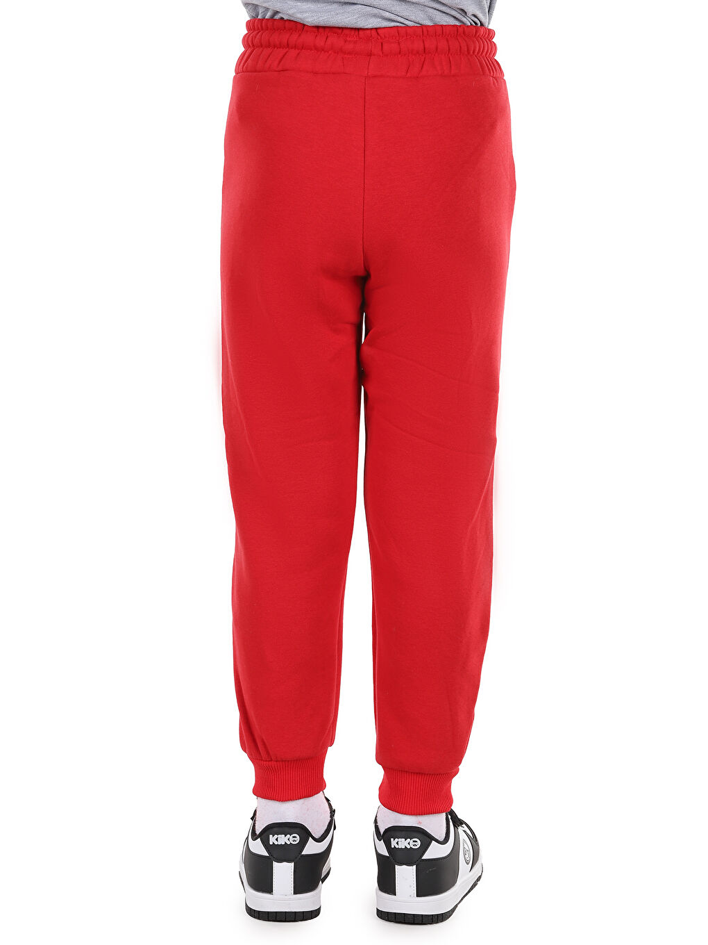 Kırmızı Paça Lastikli Erkek Çocuk Eşofman Altı-2