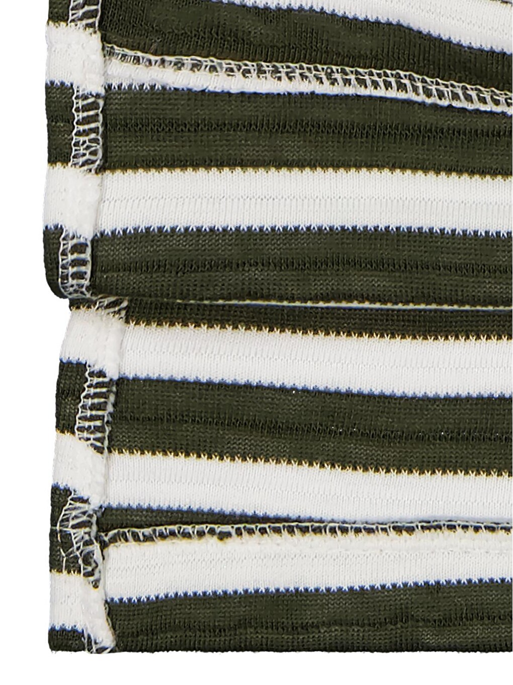 Boys Urban Baskılı Çizgili 6-9 Yaş Sweatshirt - Yeşil-1