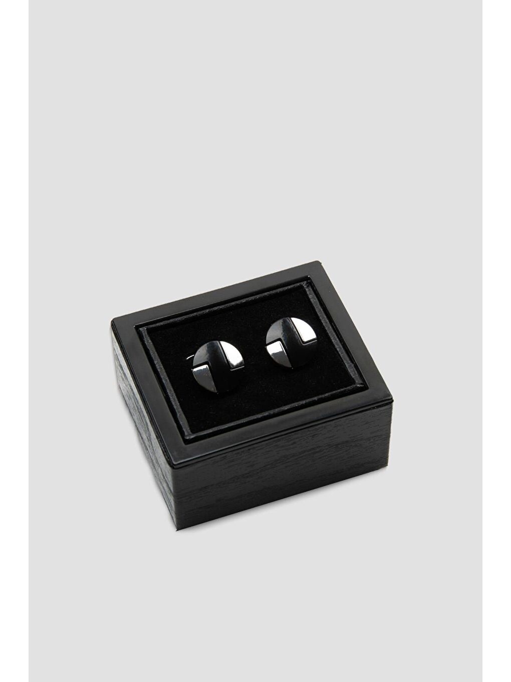 98504 Silver Siyah Erkek Kol Düğmesi