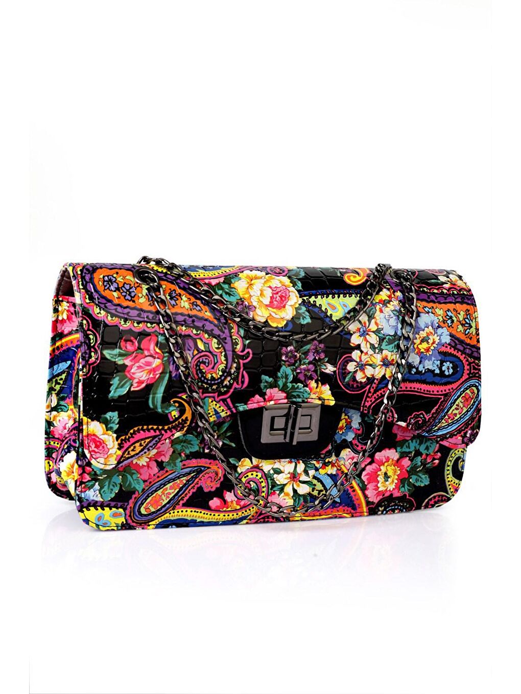 Siyah Parma Kadın Omuz Çantası