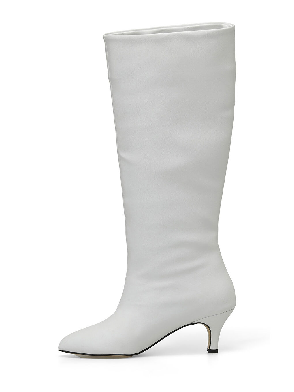 HELLY 3PR Beyaz Kadın Topuklu Çizme-2