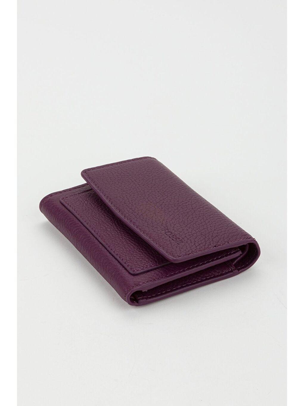 Mürdüm Kutulu Hakiki Deri Buz Mavi Orta Boy Kadın El Portföyü Kartlık Cüzdan-2