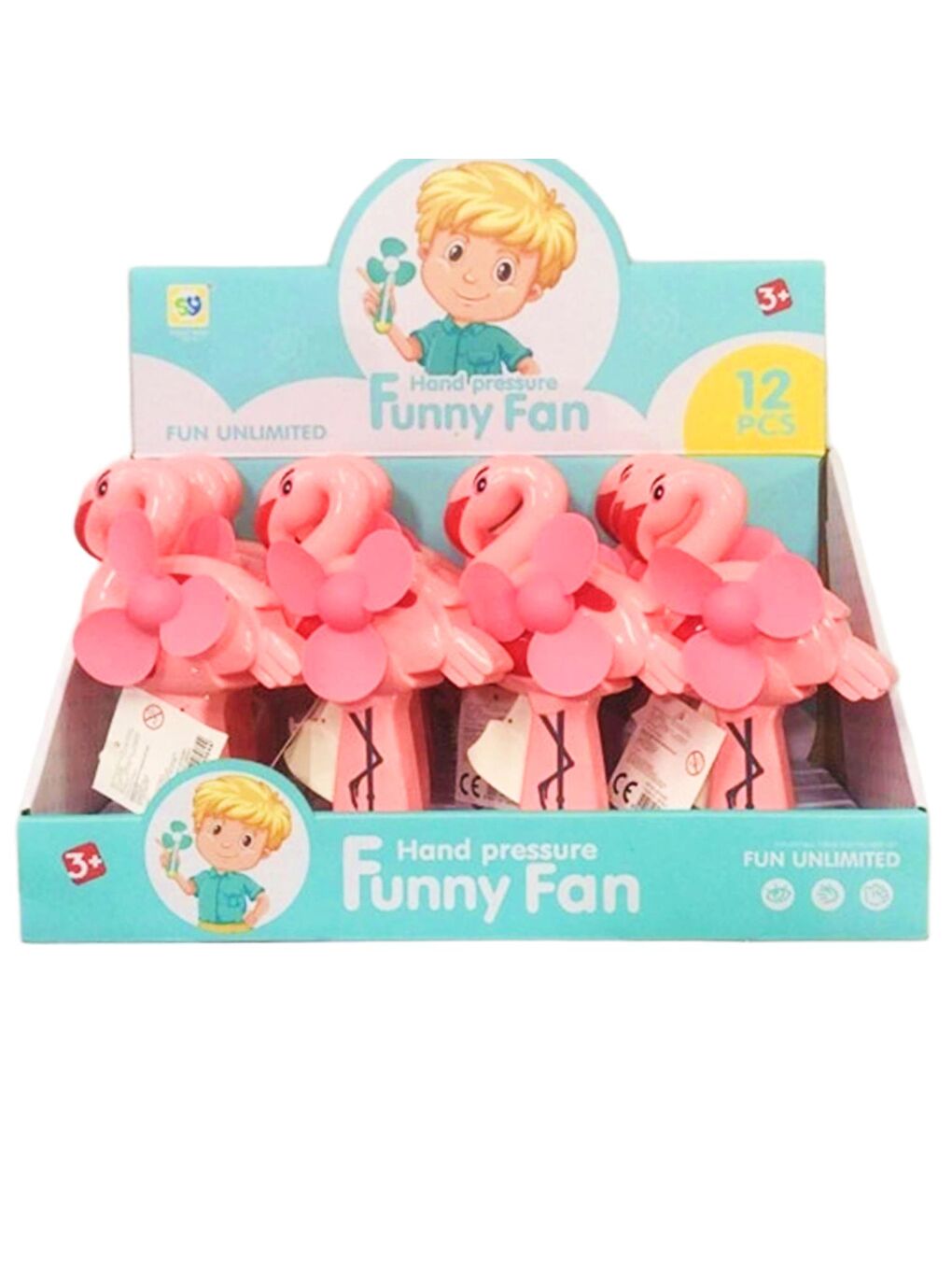 Flamingo Figürlü Basmalı Fan (8695A) GKO-1