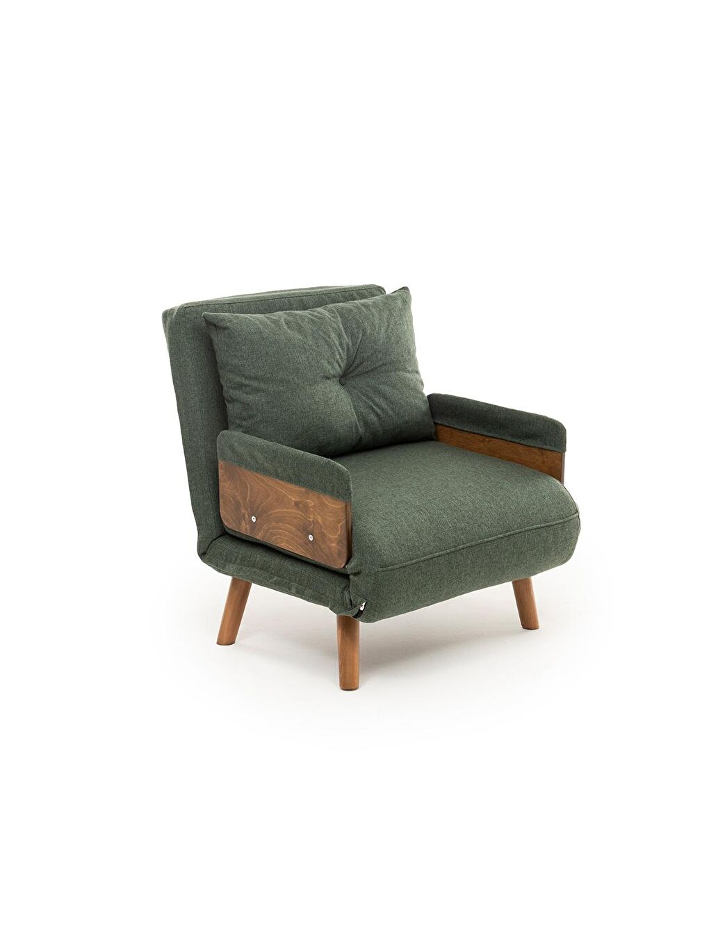 Cosmo Tekli Katlanır Yataklı Koltuk - Keten Haki-4