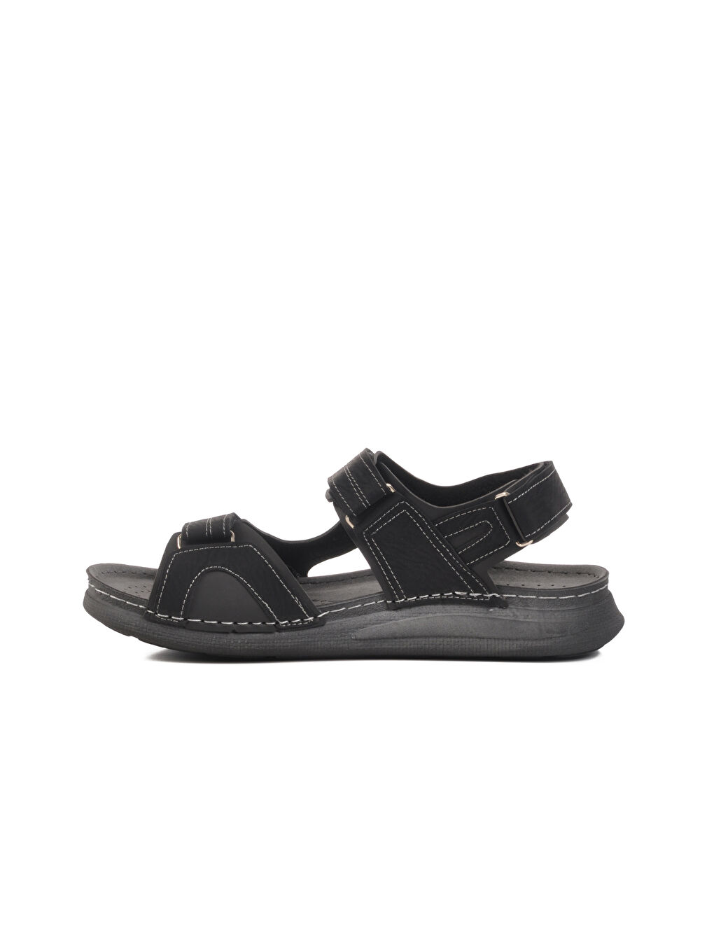 Siyah Anatomik Cırtlı Erkek Spor Sandalet 86.002 M-1