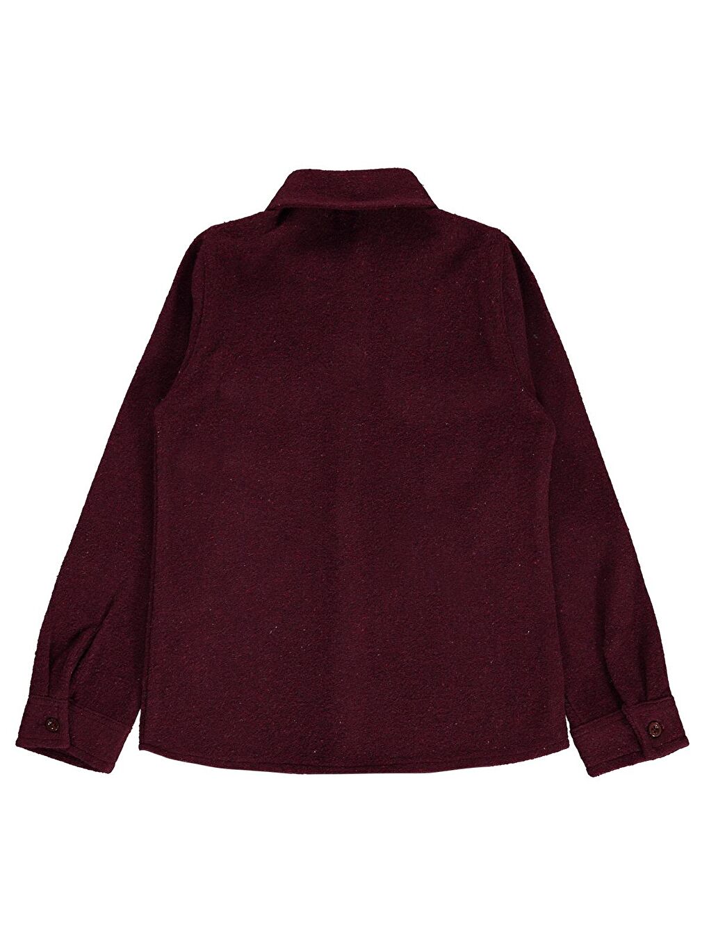 Boys Çift Cep Basic 6-9 Yaş Gömlek - Bordo 6-7 Yaş-1