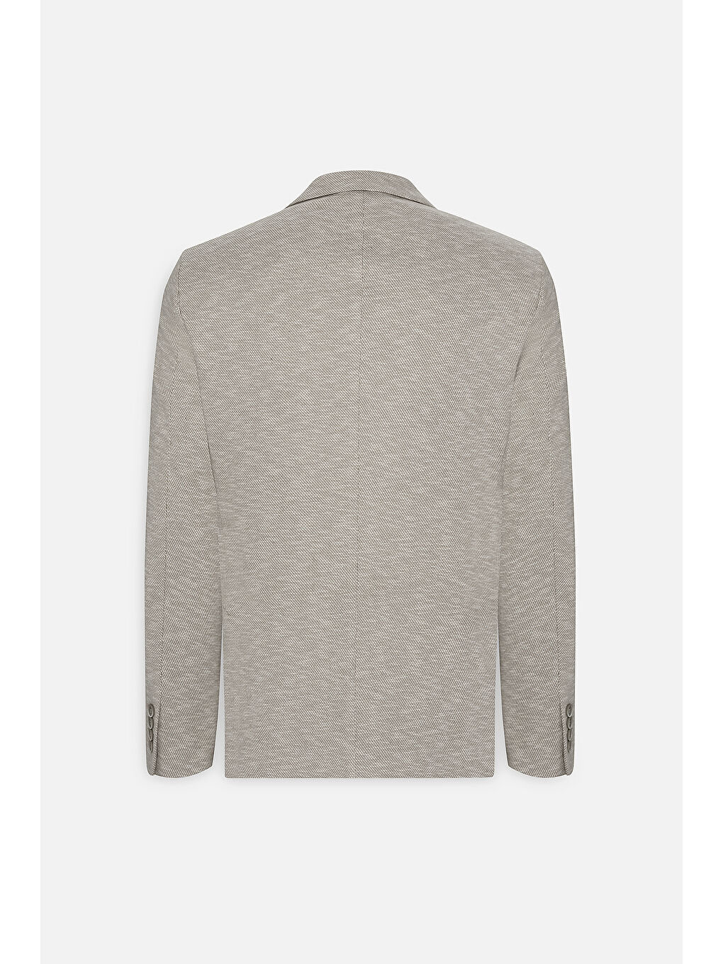 Erkek Bej Dar Kesim Kırlangıç Yaka Pamuklu Desenli Blazer Ceket-8