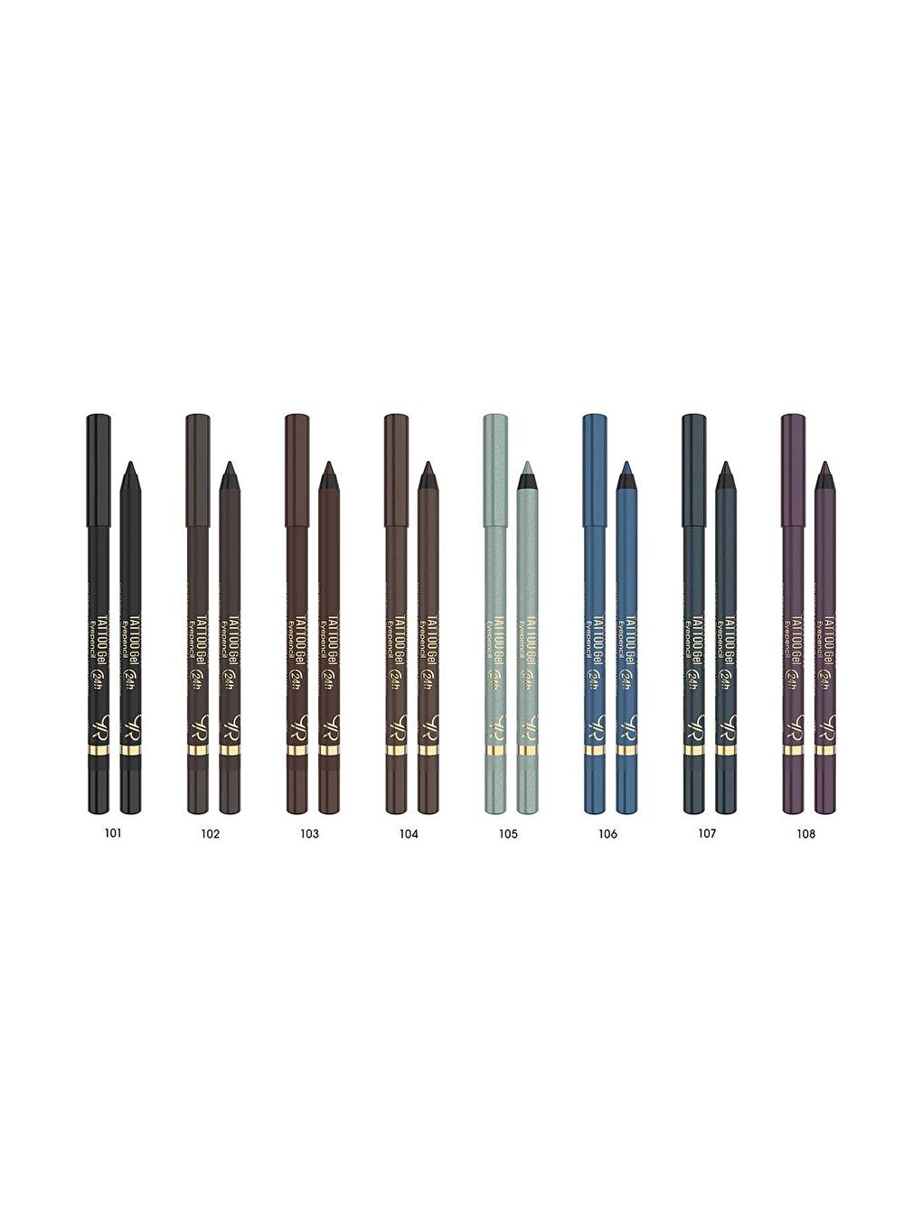 Tattoo Gel Eyepencil 102 Dark Brown Kalıcı Gel Göz Kalemi 1,2 g-5