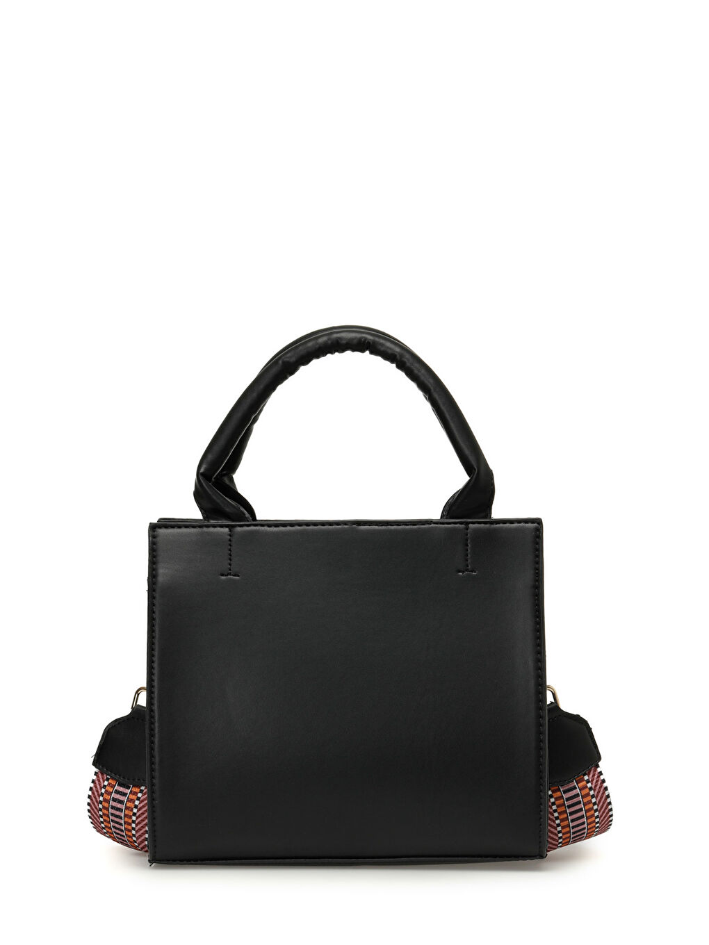 PU STR BSC EL 3PR Siyah Kadın El Çantası