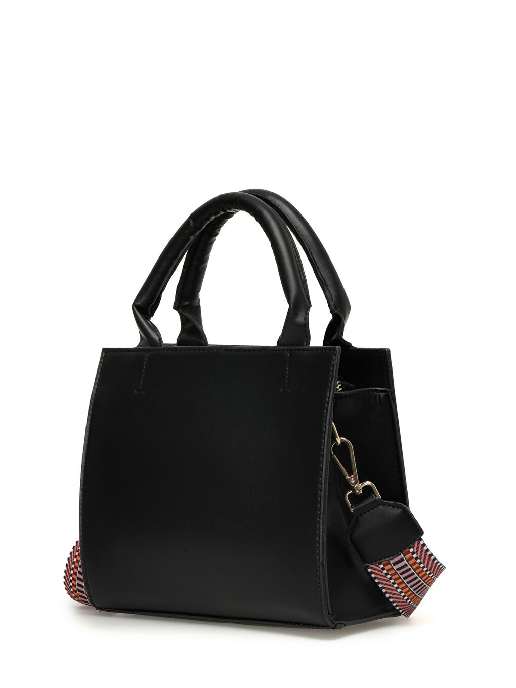 PU STR BSC EL 3PR Siyah Kadın El Çantası-1