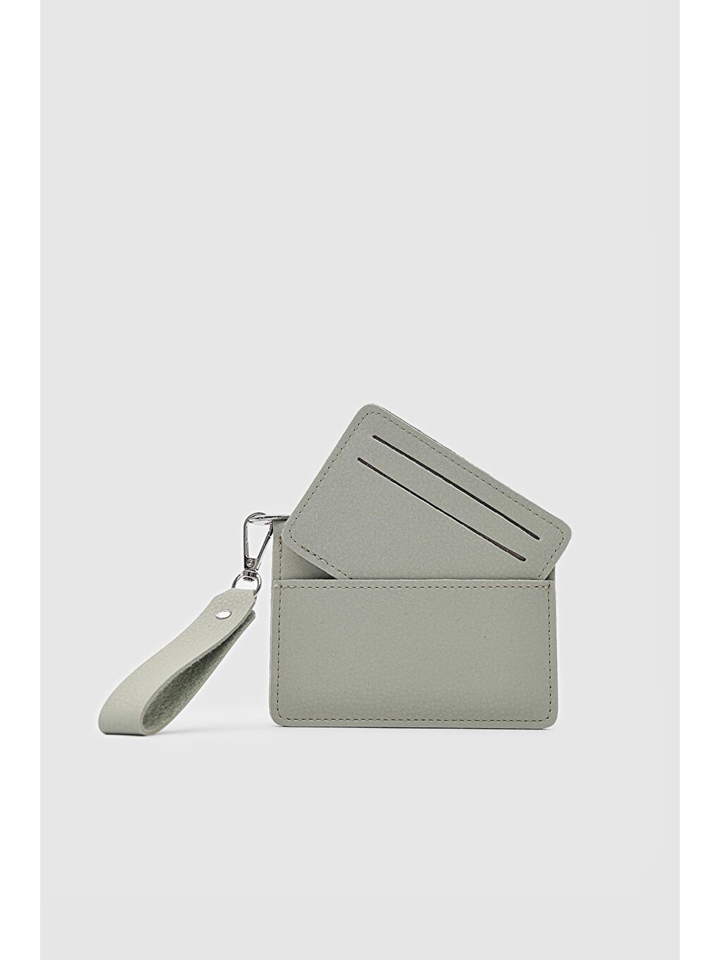 Yeşil Raye Kartlık Detaylı Cüzdan Mint
