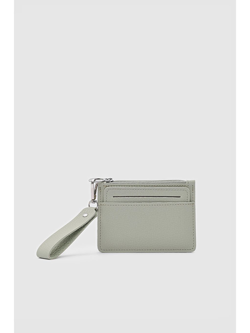 Yeşil Raye Kartlık Detaylı Cüzdan Mint-1