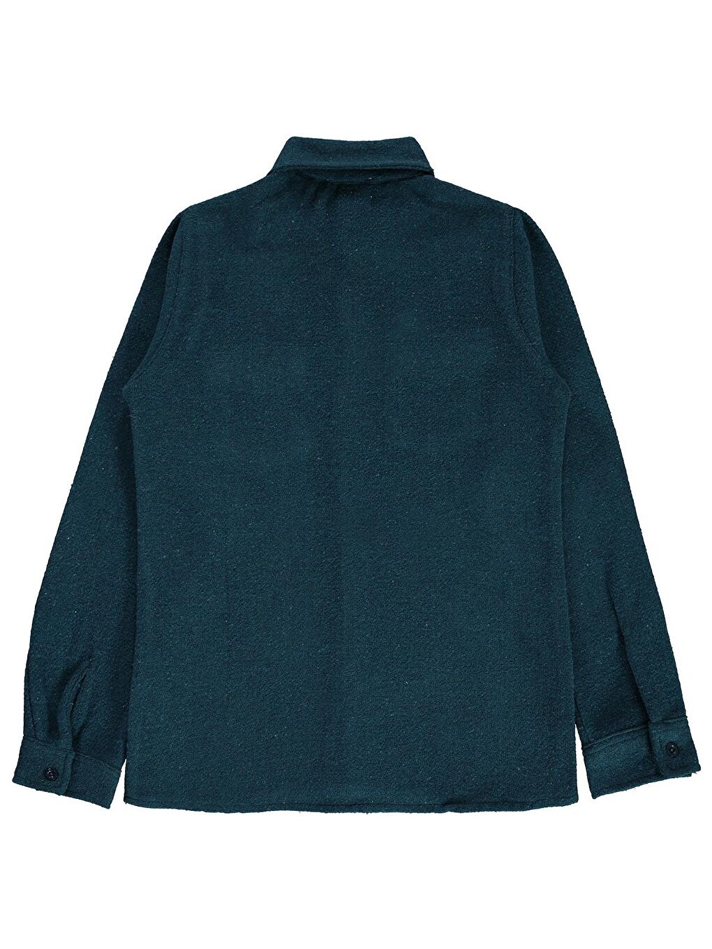 Petrol Boys Çift Cep Basic 10-13 Yaş Gömlek - Yeşil 12-13 Yaş-1