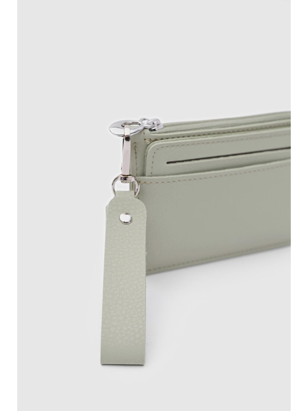 Yeşil Raye Kartlık Detaylı Cüzdan Mint-4