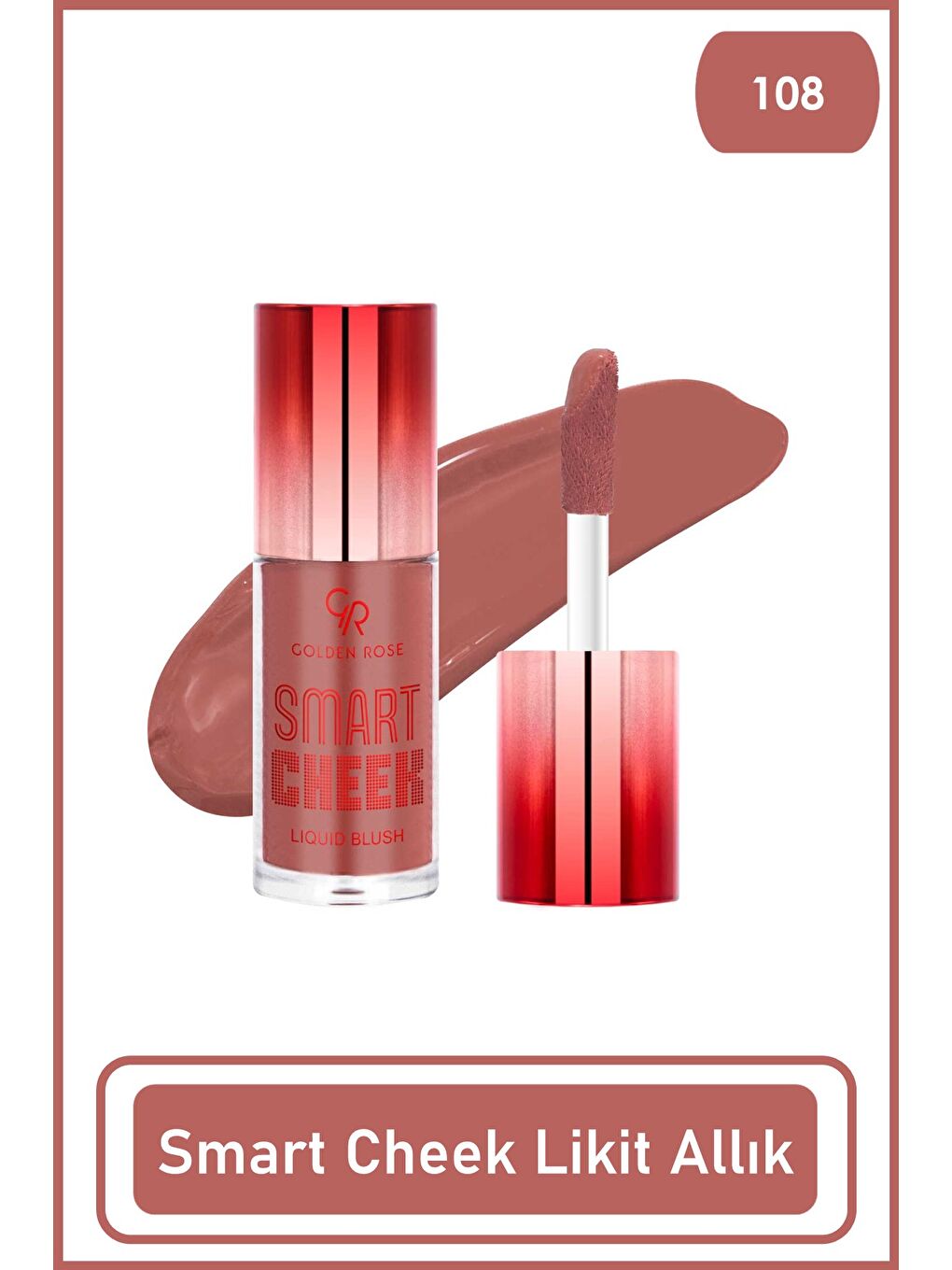 Smart Cheek Liquid Blusher 108 Likit Allık 6 ml