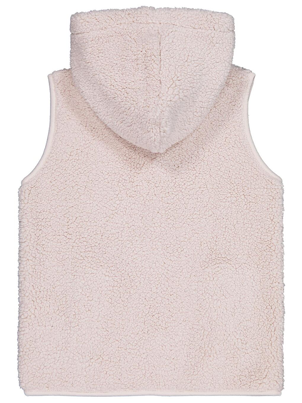 Girls Düz 6-9 Yaş Yelek - Bej 7-8 Yaş-1