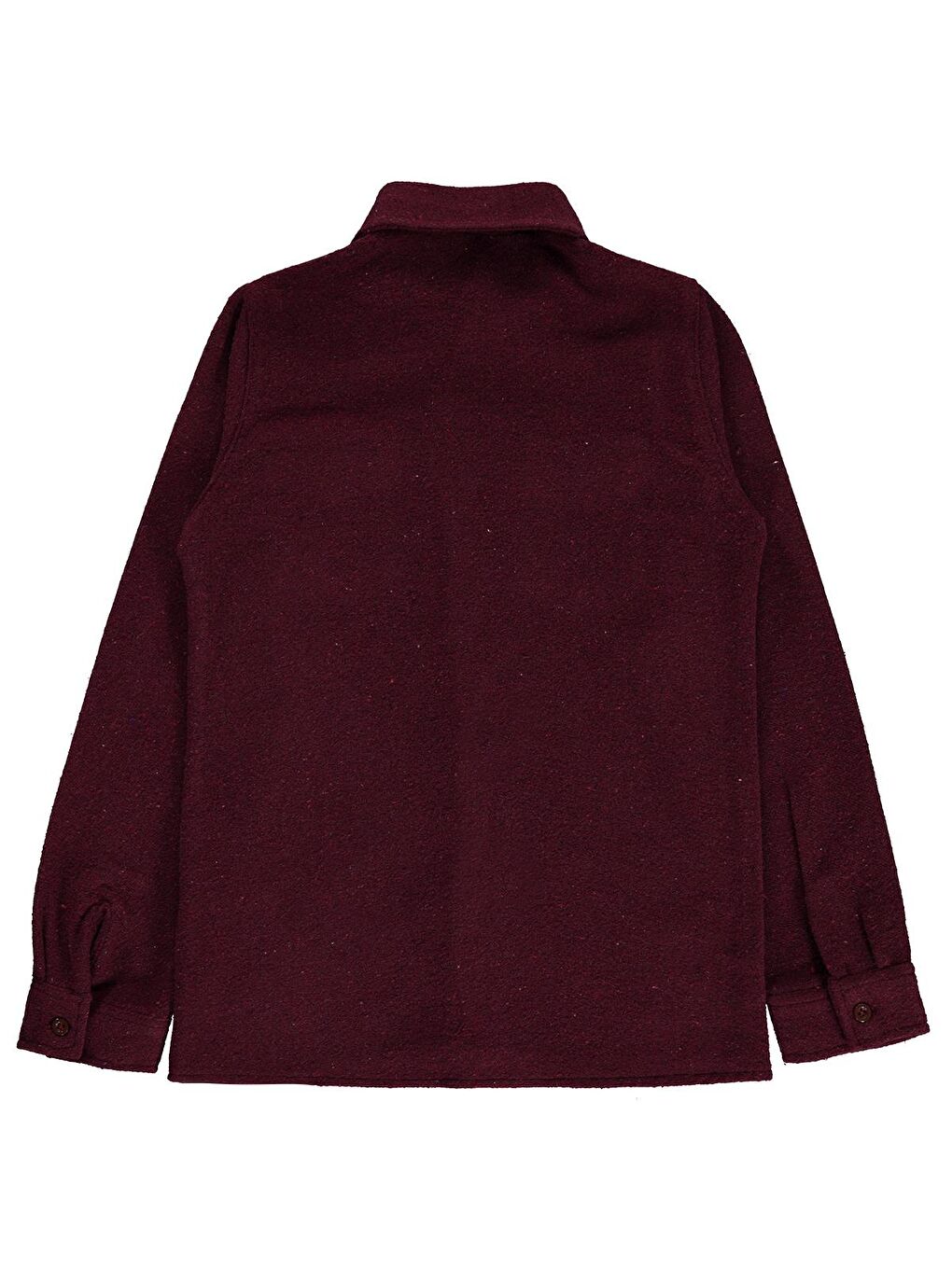 Boys Çift Cep Basic 10-13 Yaş Gömlek - Bordo 13-14 Yaş-1