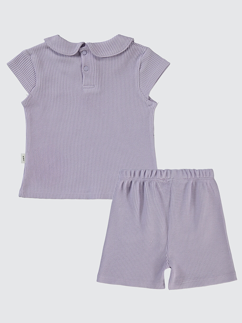 Baby Kız Bebek Şortlu Takım 6-18 Ay Lila-1