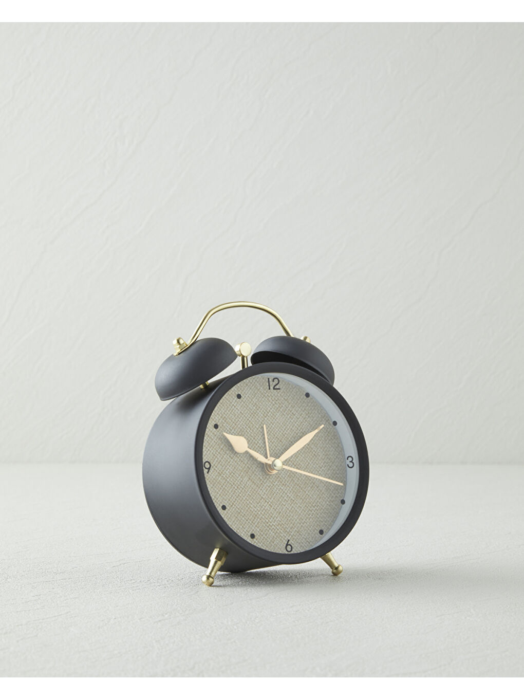 Lunel Masa Saati 13 cm Siyah-1