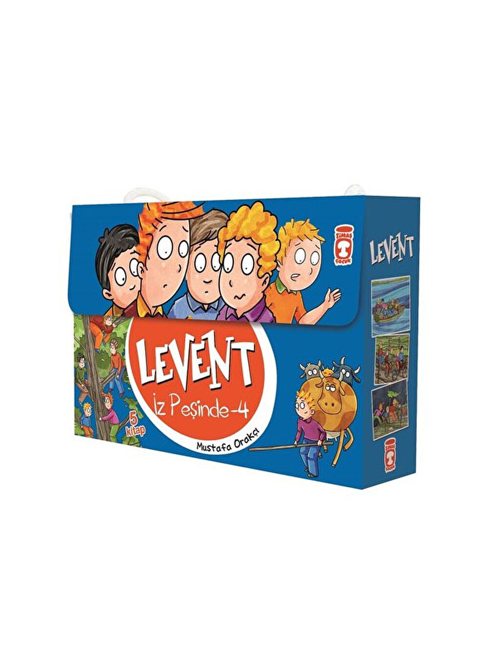 Levent İz Peşinde-4 Set 5 Kitap