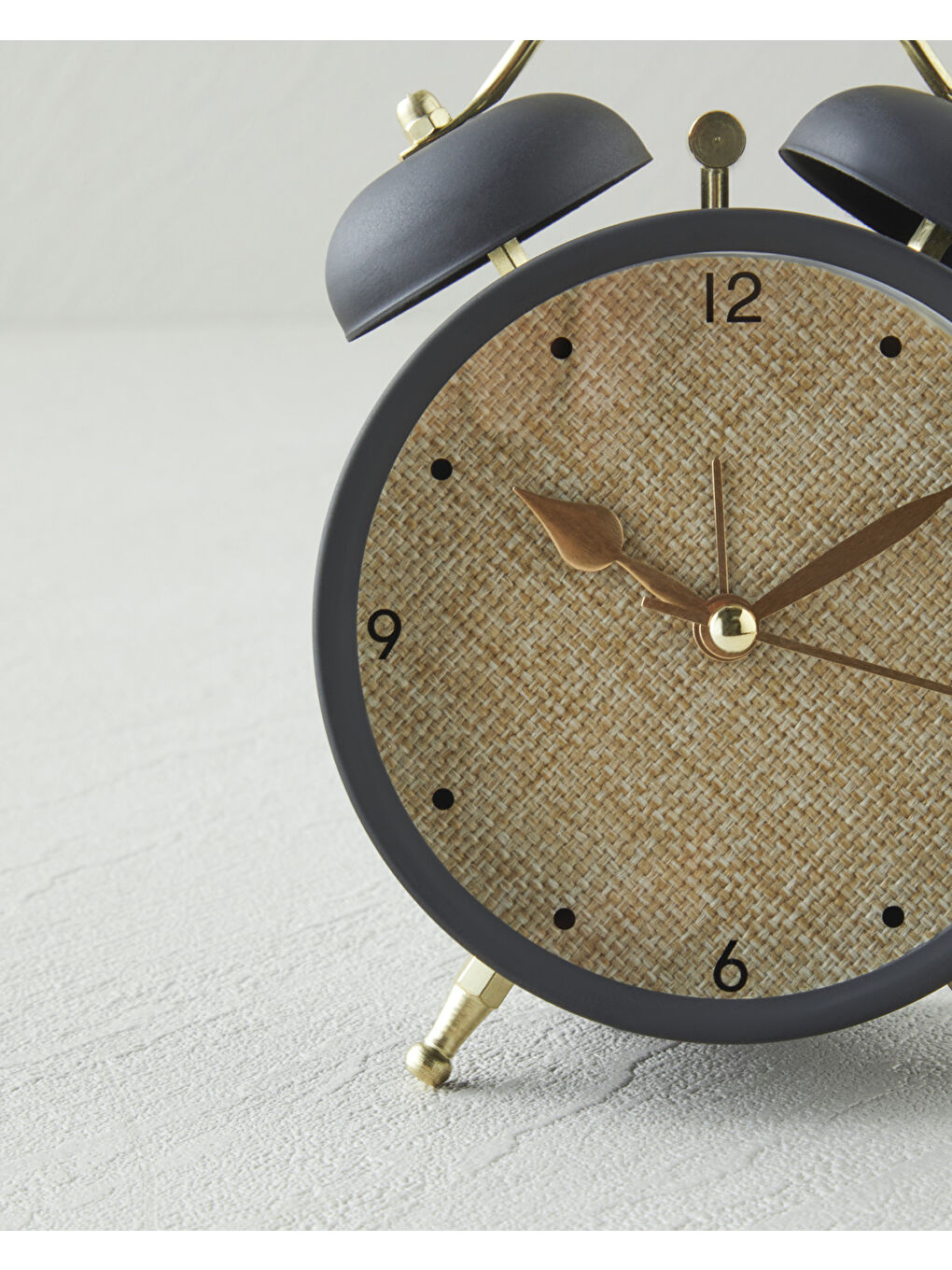 Lunel Masa Saati 13 cm Siyah-3