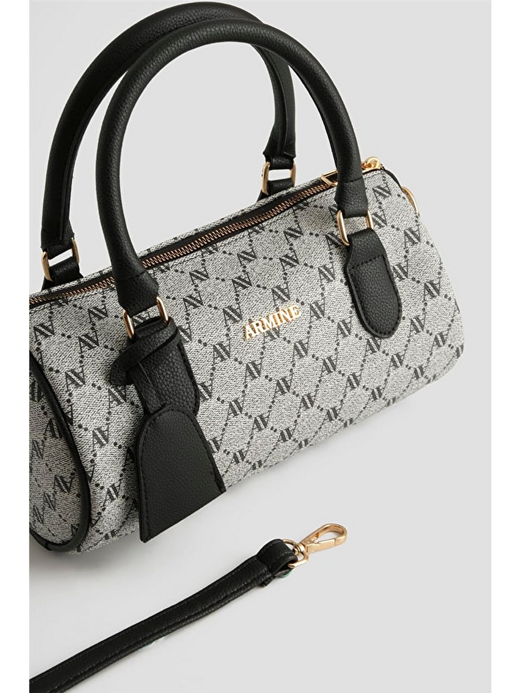 Noktalı Çanta Gri-2