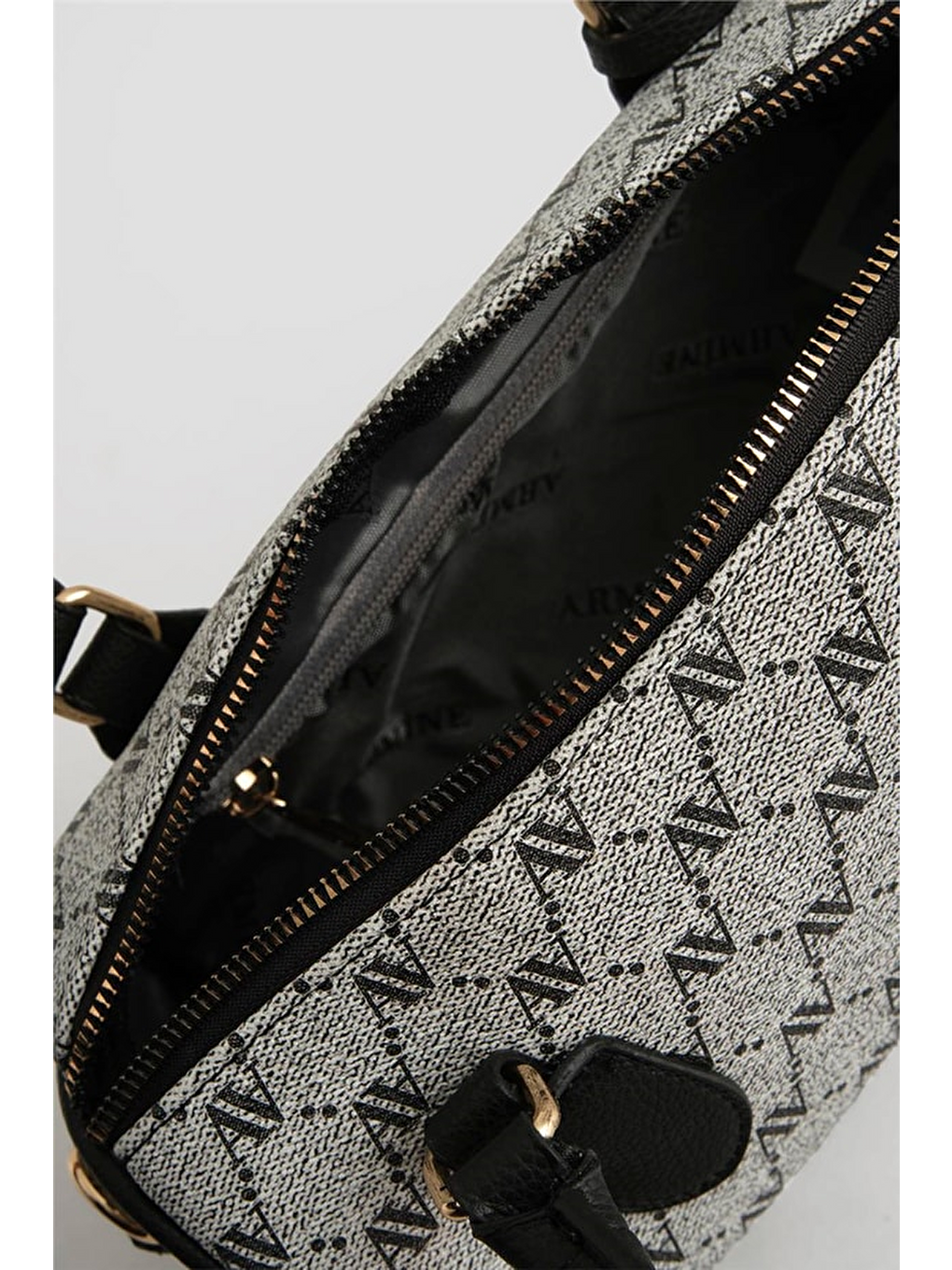 Noktalı Çanta Gri-3