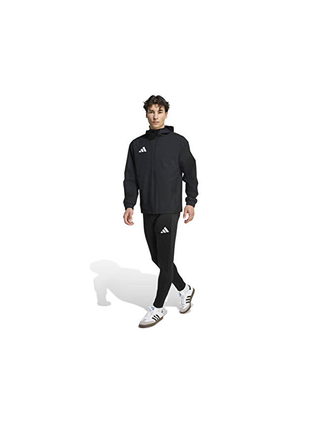 Ent26 Aw Jkt Erkek Futbol Antrenman Yağmurluk Jz9101 Siyah-6