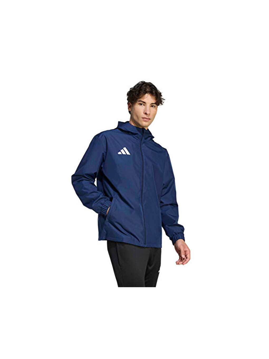 Ent26 Aw Jkt Erkek Futbol Antrenman Yağmurluk Jz9102 Lacivert-3