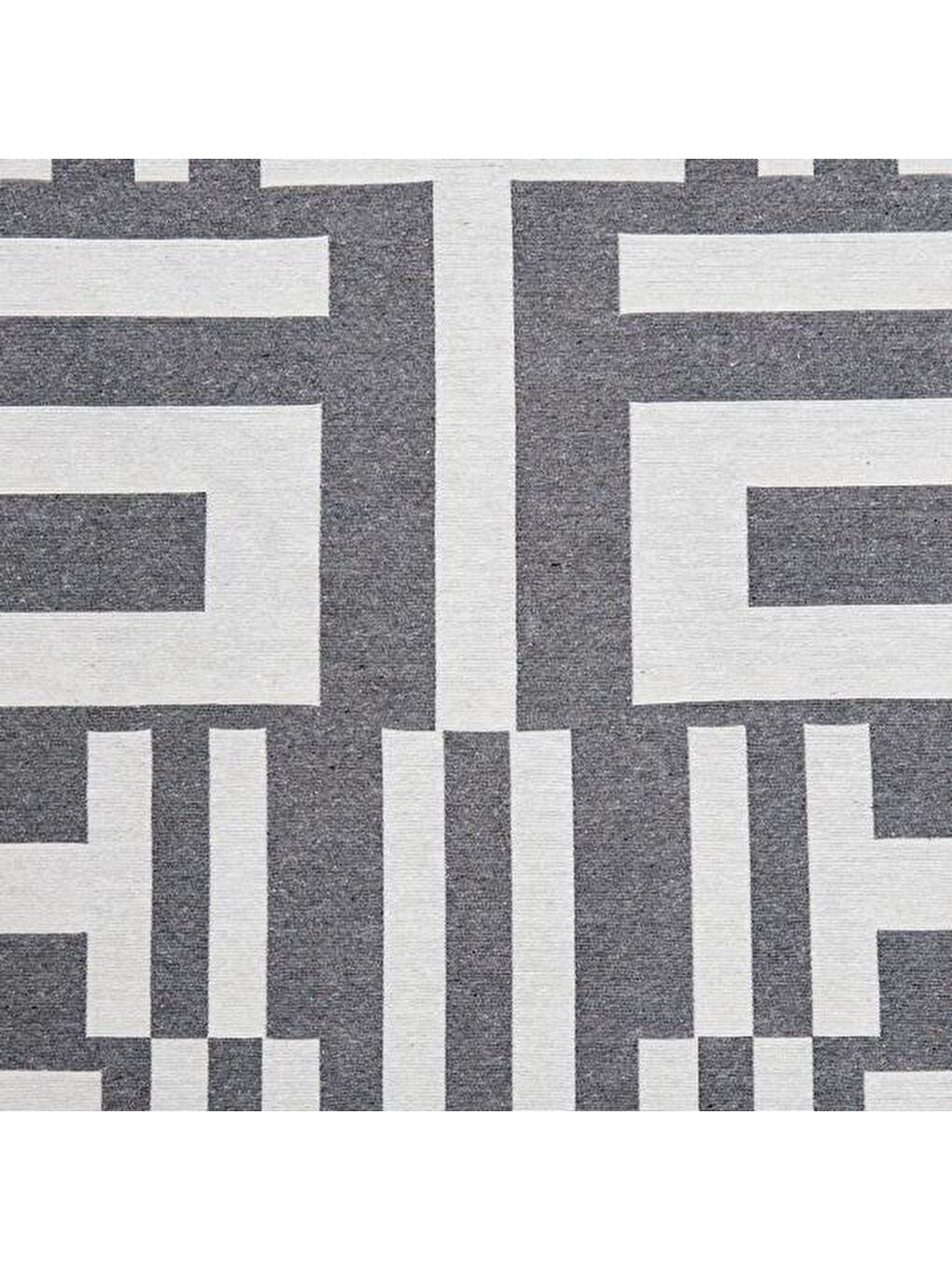 Kahverengi Pamuk Çift Taraflı Yıkanabilir Pamuk Kilim   120x180 cm-3