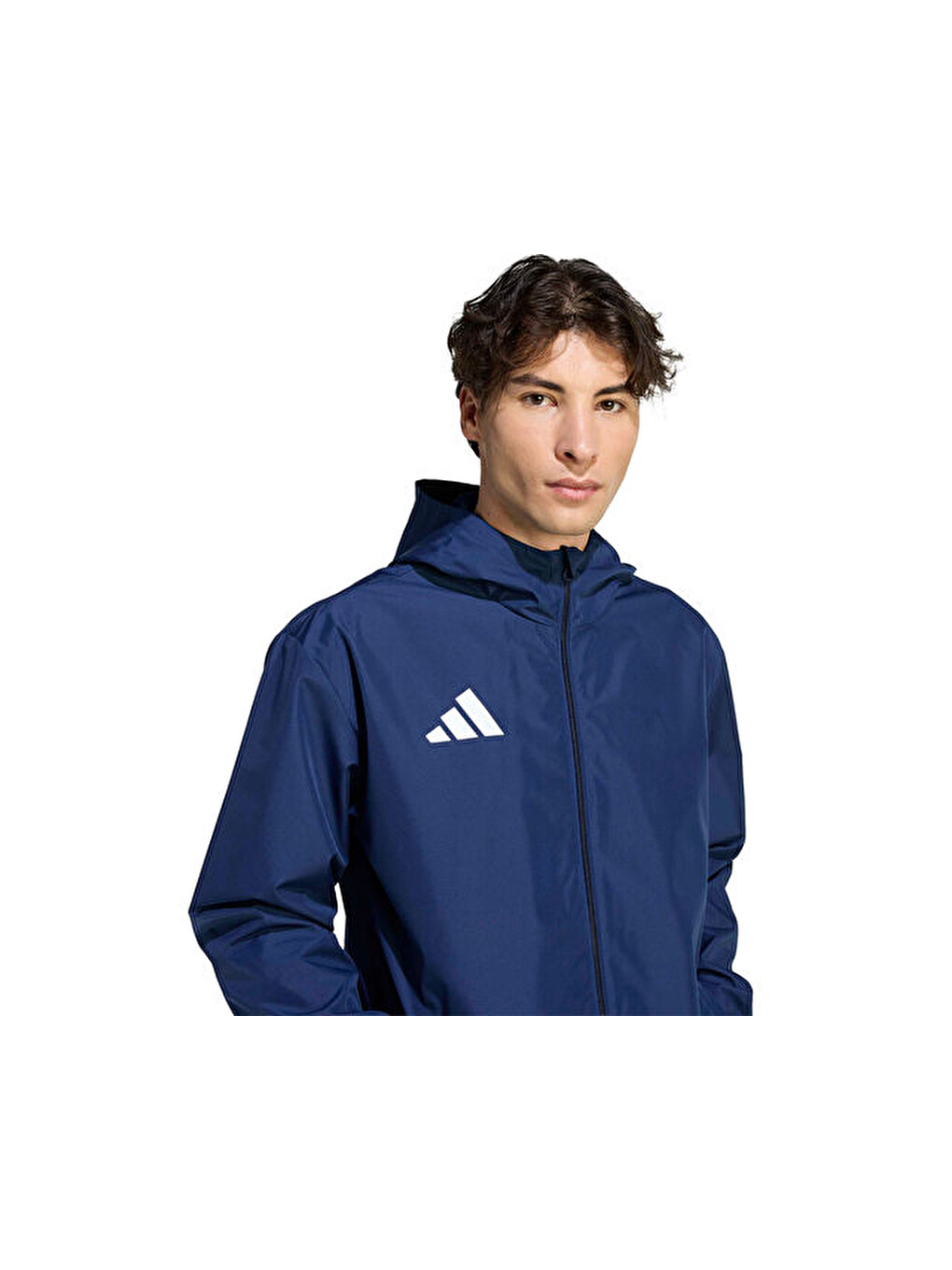 Ent26 Aw Jkt Erkek Futbol Antrenman Yağmurluk Jz9102 Lacivert-4