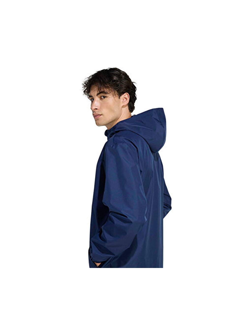 Ent26 Aw Jkt Erkek Futbol Antrenman Yağmurluk Jz9102 Lacivert-5