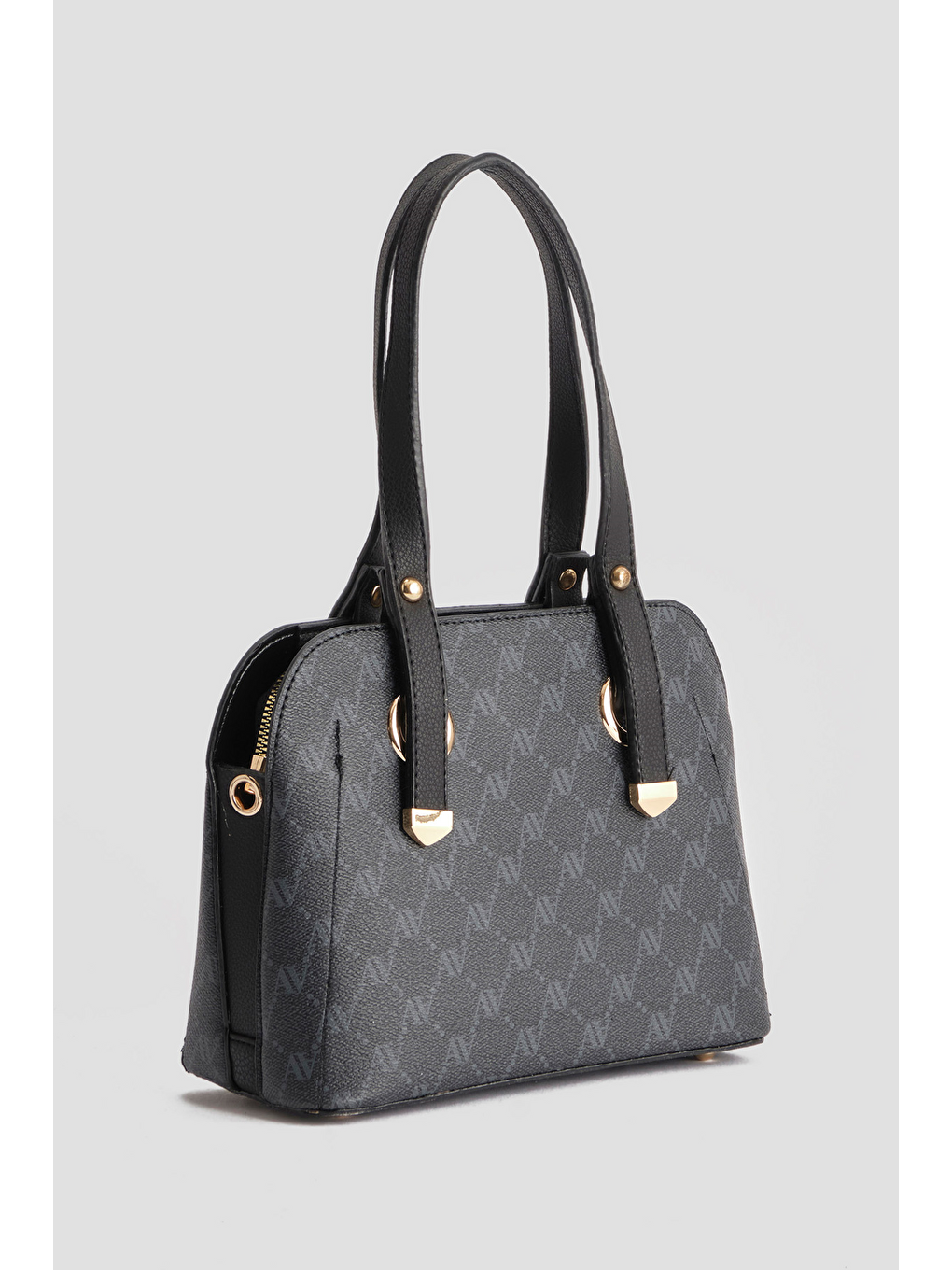 Noktalı Çanta Siyah-4