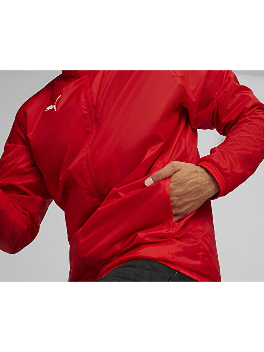 Teamgoal All Weather Jacket Erkek Futbol Antrenman Yağmurluk 65903801 Kırmızı-2