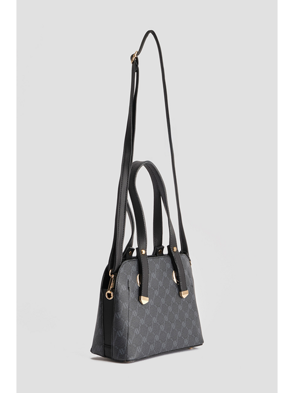 Noktalı Çanta Siyah-5