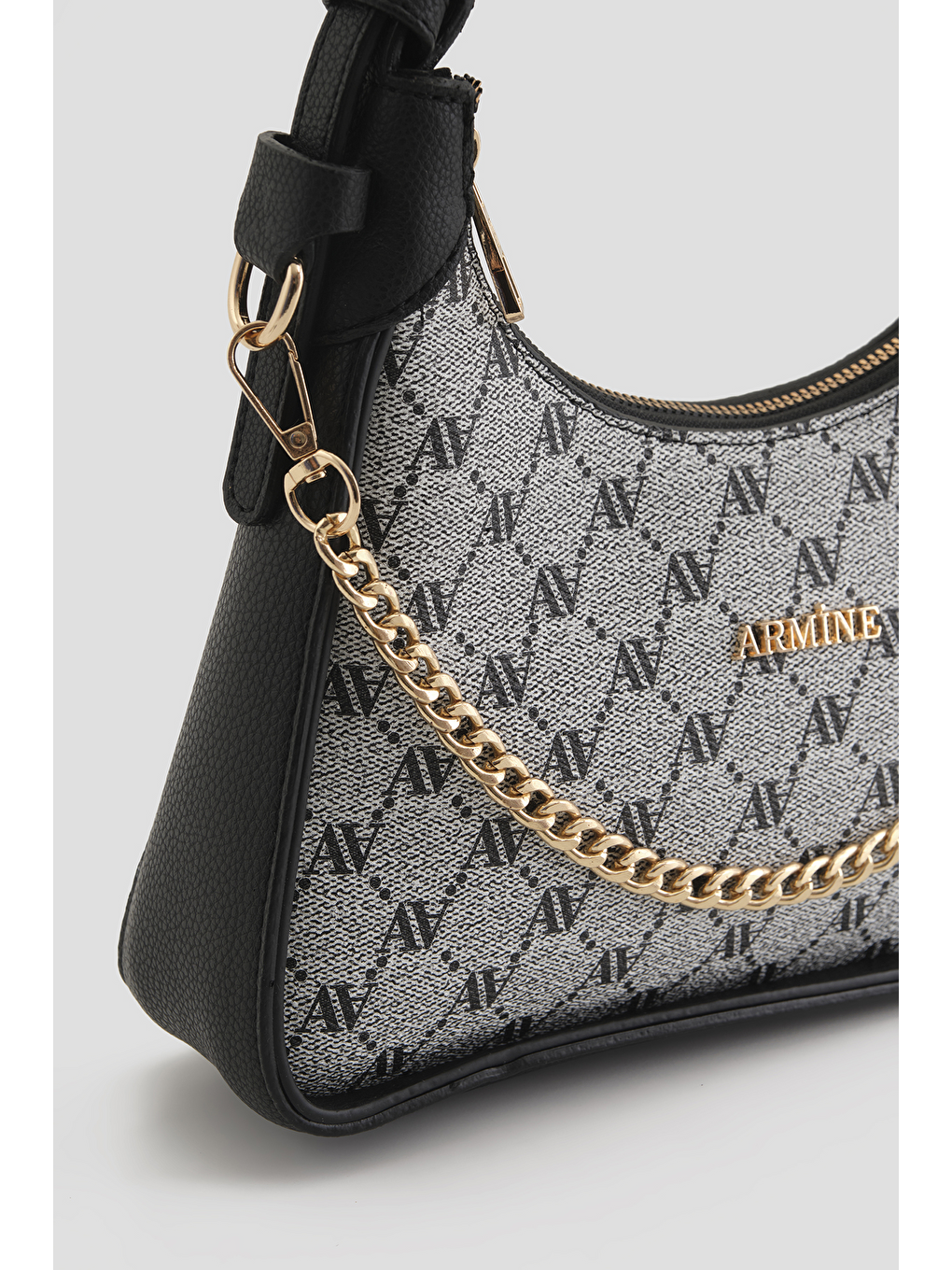 Noktalı Çanta Gri-1