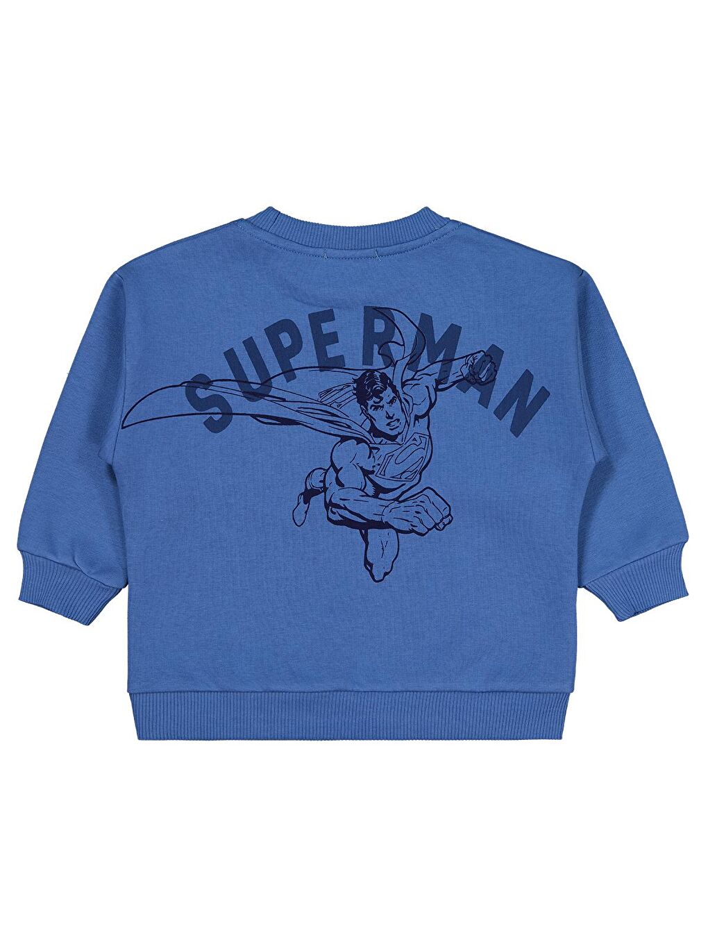 İndigo Logo Baskılı 2-5 Yaş Sweatshirt - Mavi-1