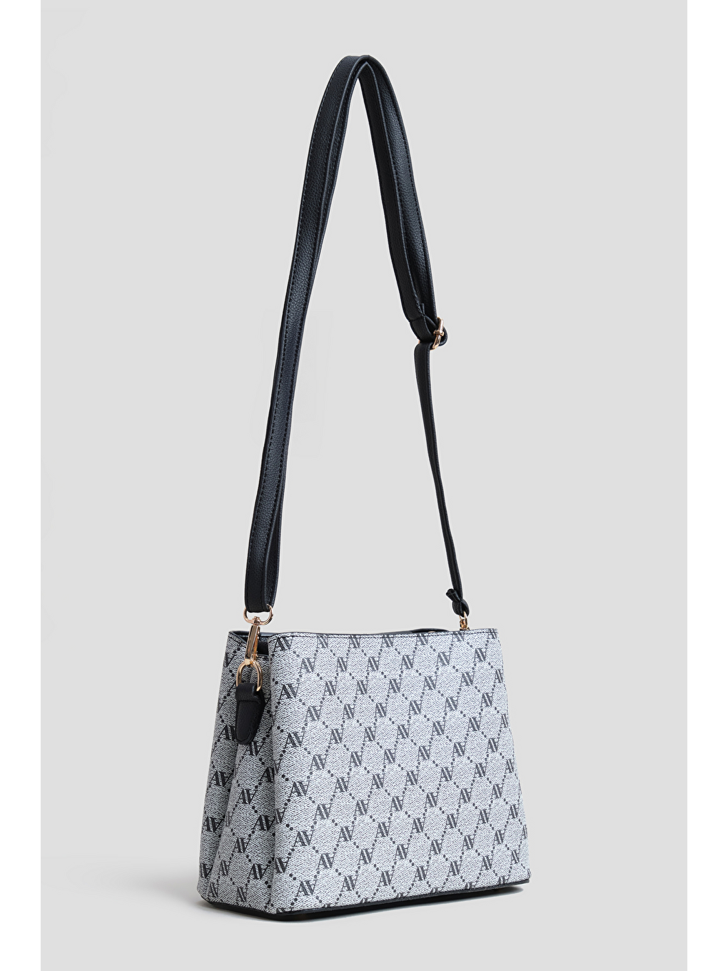 Noktalı Çanta Gri-3