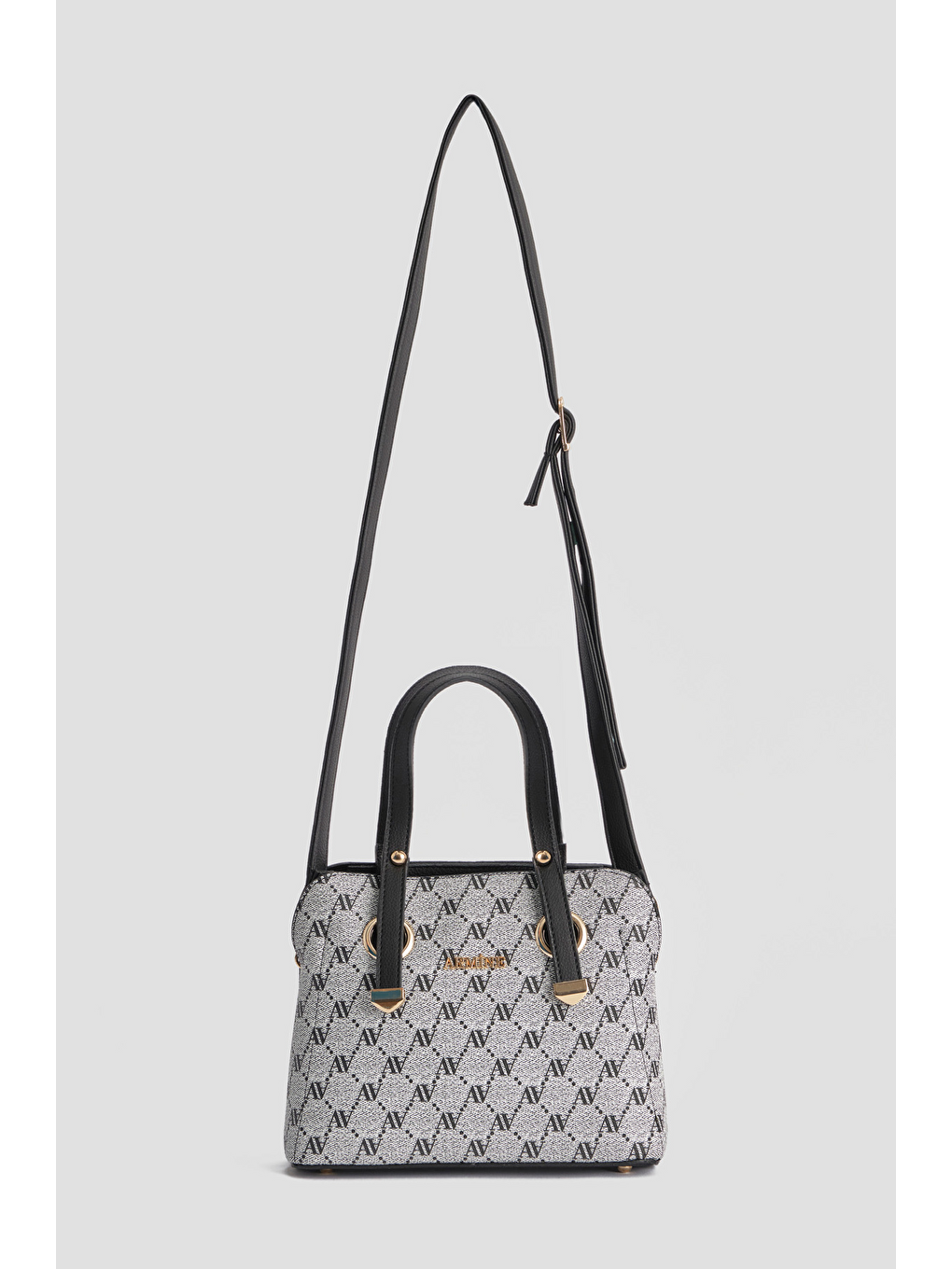 Noktalı Çanta Gri-1