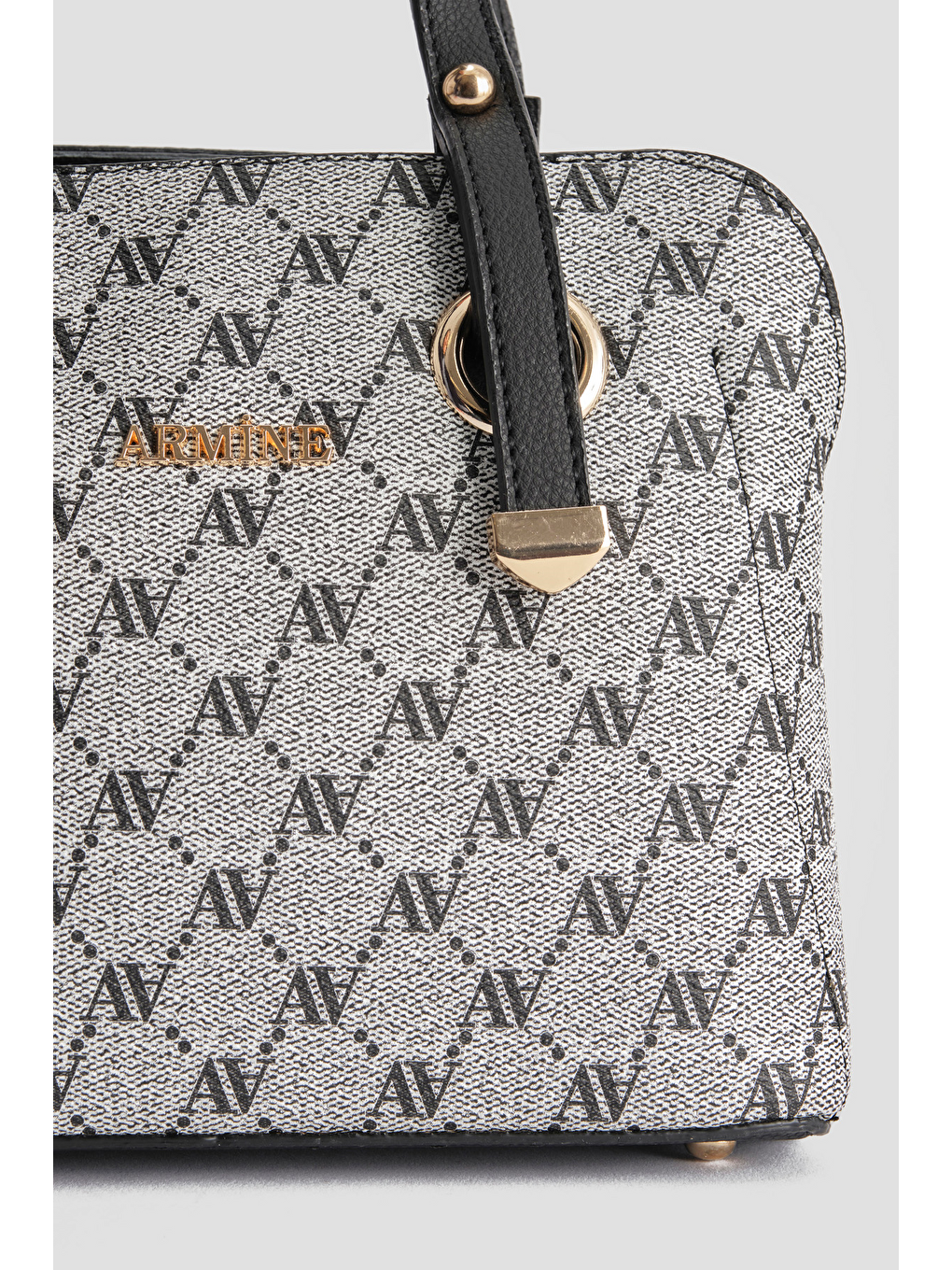 Noktalı Çanta Gri-2