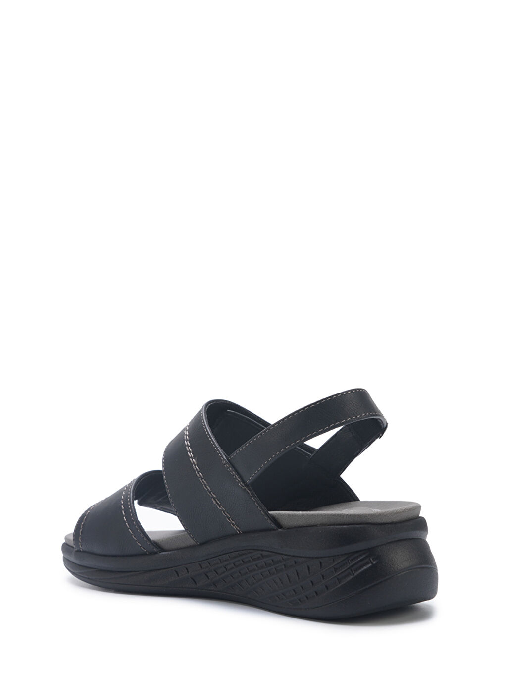 105486.Z5FX Siyah Kadın Comfort Sandalet-2