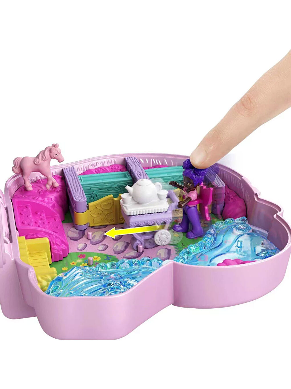 Polly Pocket Renksiz Sparkle Stage Oyun Seti FRY35-HCG20 - 2