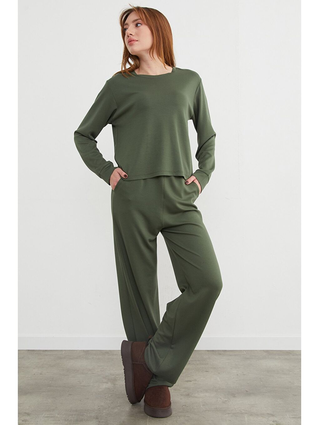 Yeşil Basic Modal 2 Li Takım-1