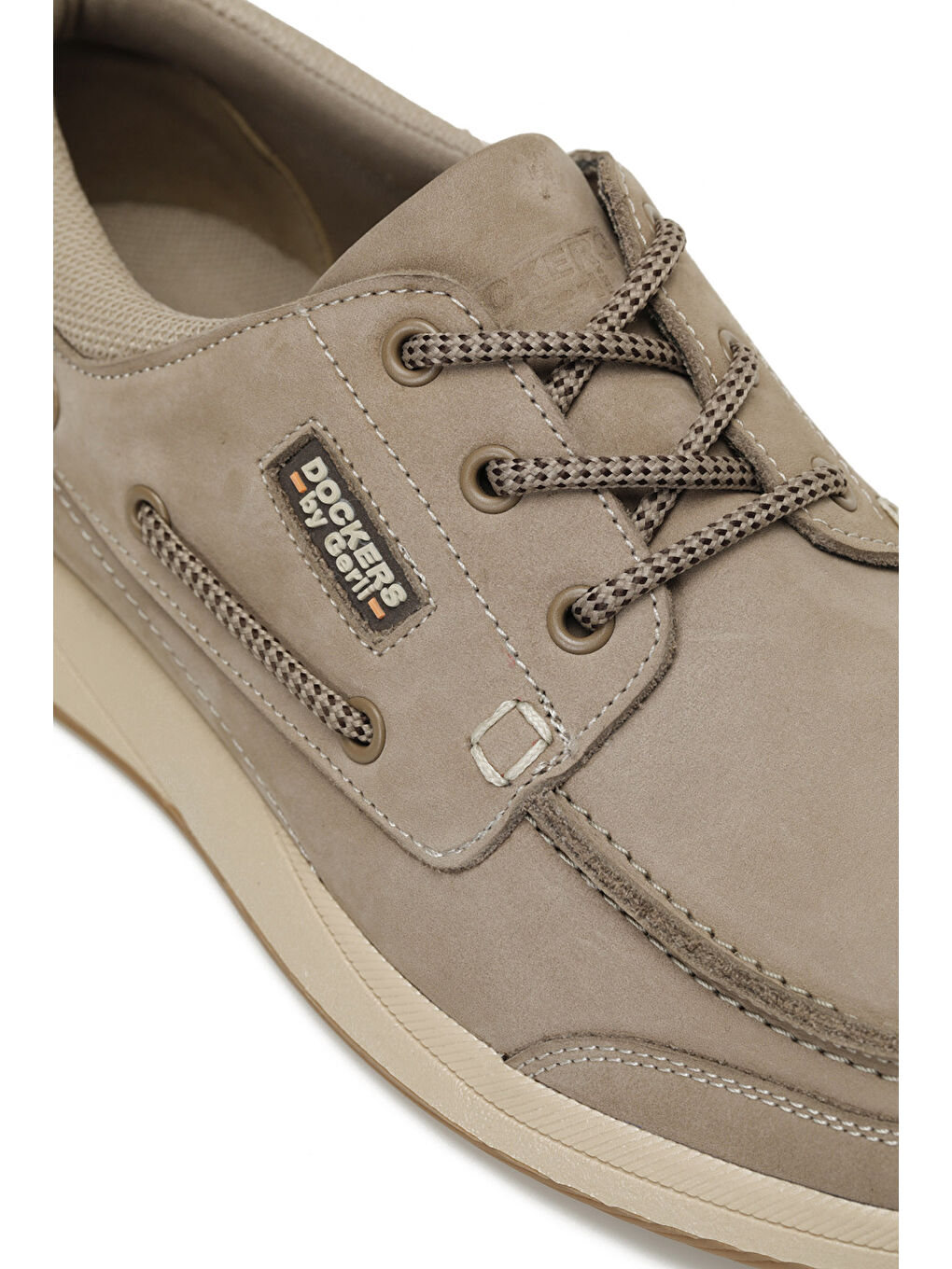 Bej 238588 5FX Kum Erkek Marin Ayakkabı-6