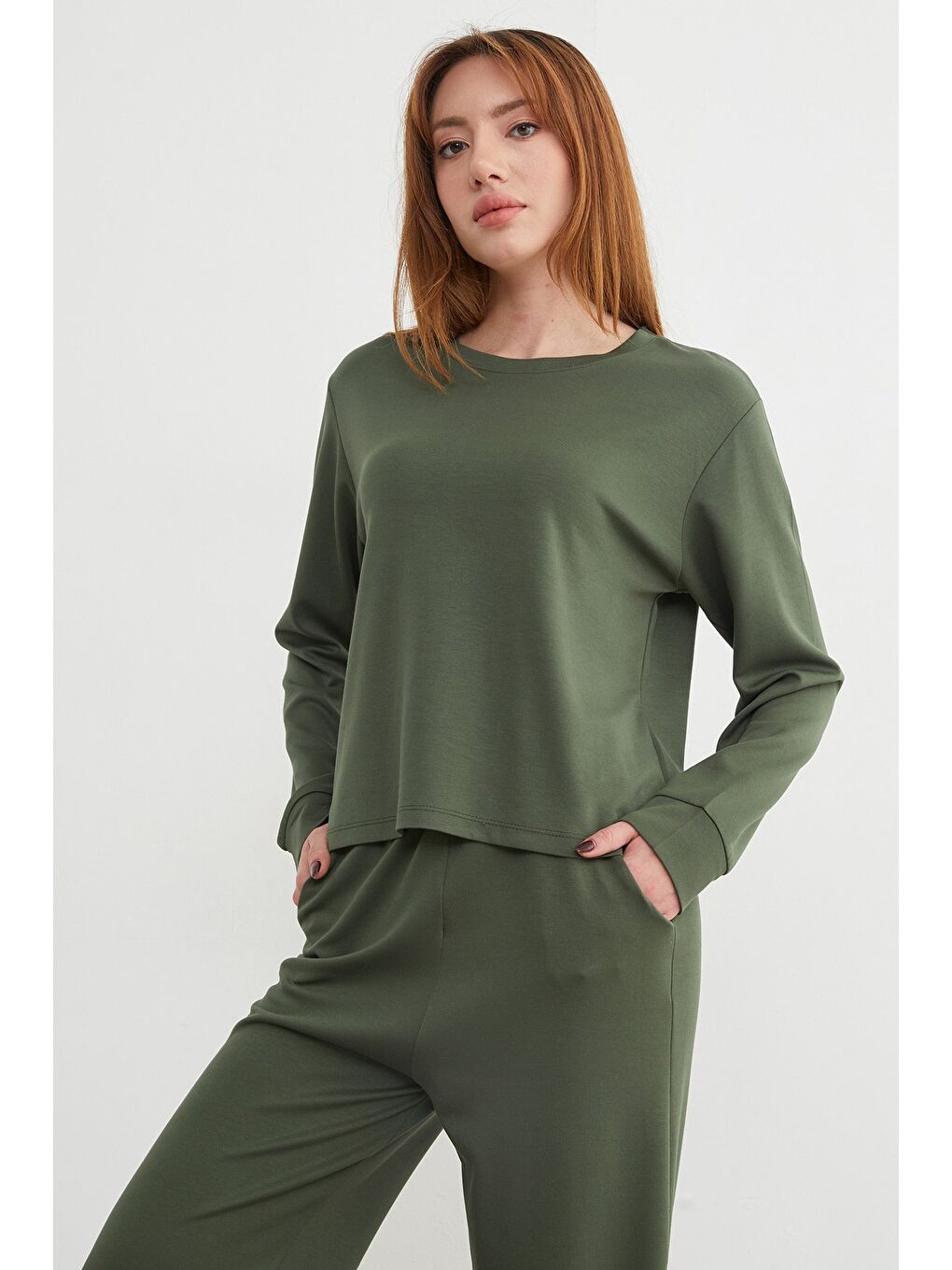 Yeşil Basic Modal 2 Li Takım-4