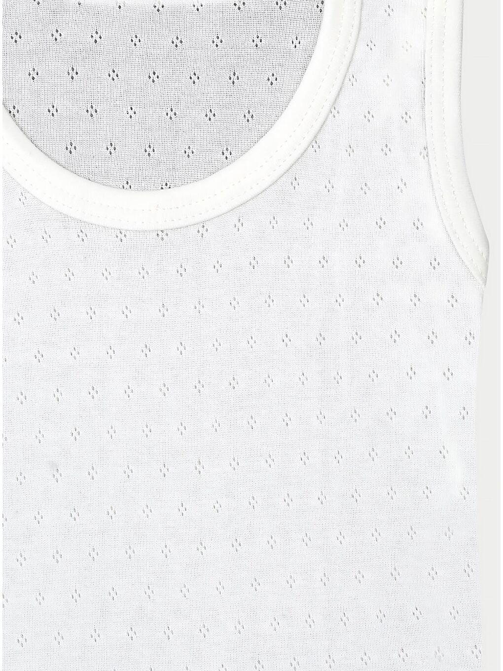 Askılı Bebek Body Zıbın Jakarlı %100 Pamuk Doğal Kumaş Nefes Alan Ekru-2